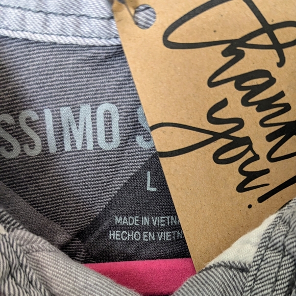 Johnny Cash Upcycled Handcrafted Button Down Gray Shirt - Picture 9 of 15